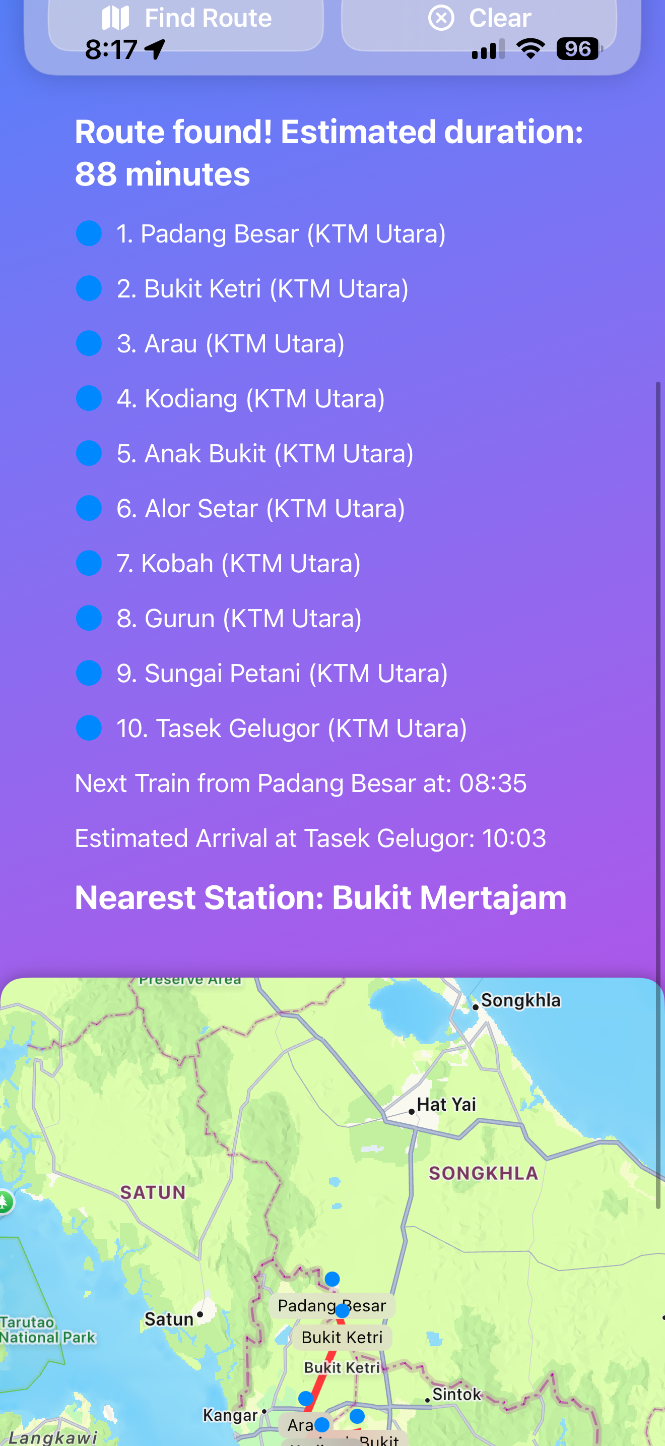 EGK NorthKTM Map