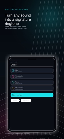 Ring Tone Creator Pro Studio iPhone screenshot