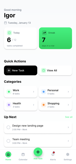 Doneo — To Do List, Planner Screenshot 1 of 6