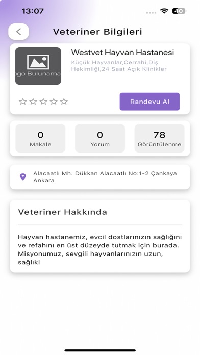 İşte Bu Veteriner Screenshot