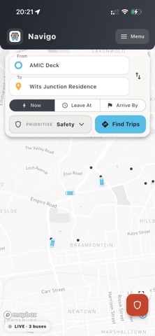 Navigo Transport iPhone screenshot 1