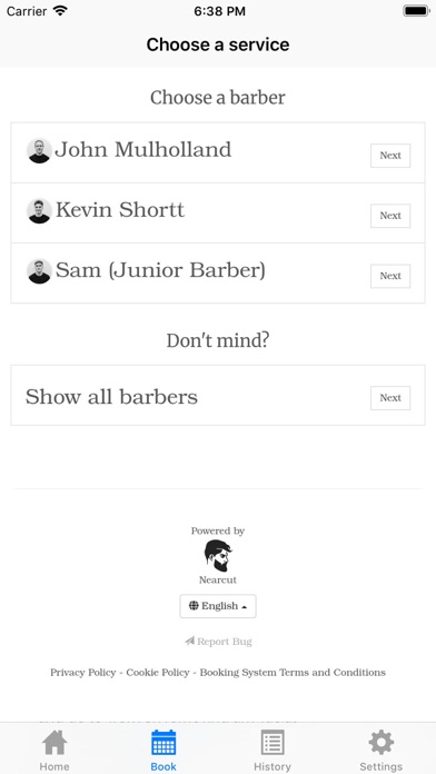 App screenshot