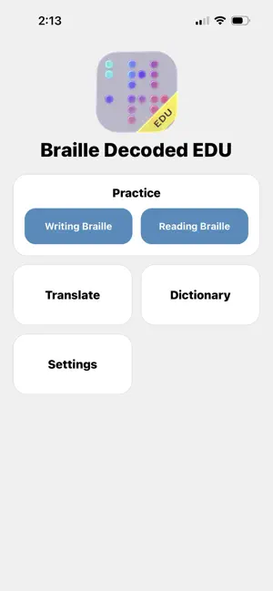 Braille Decoded EDU screenshot 1
