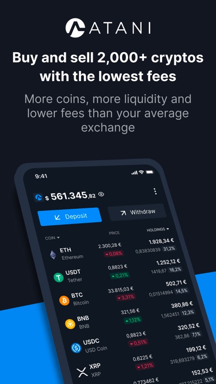 ATANI: Trade Crypto & Altcoins