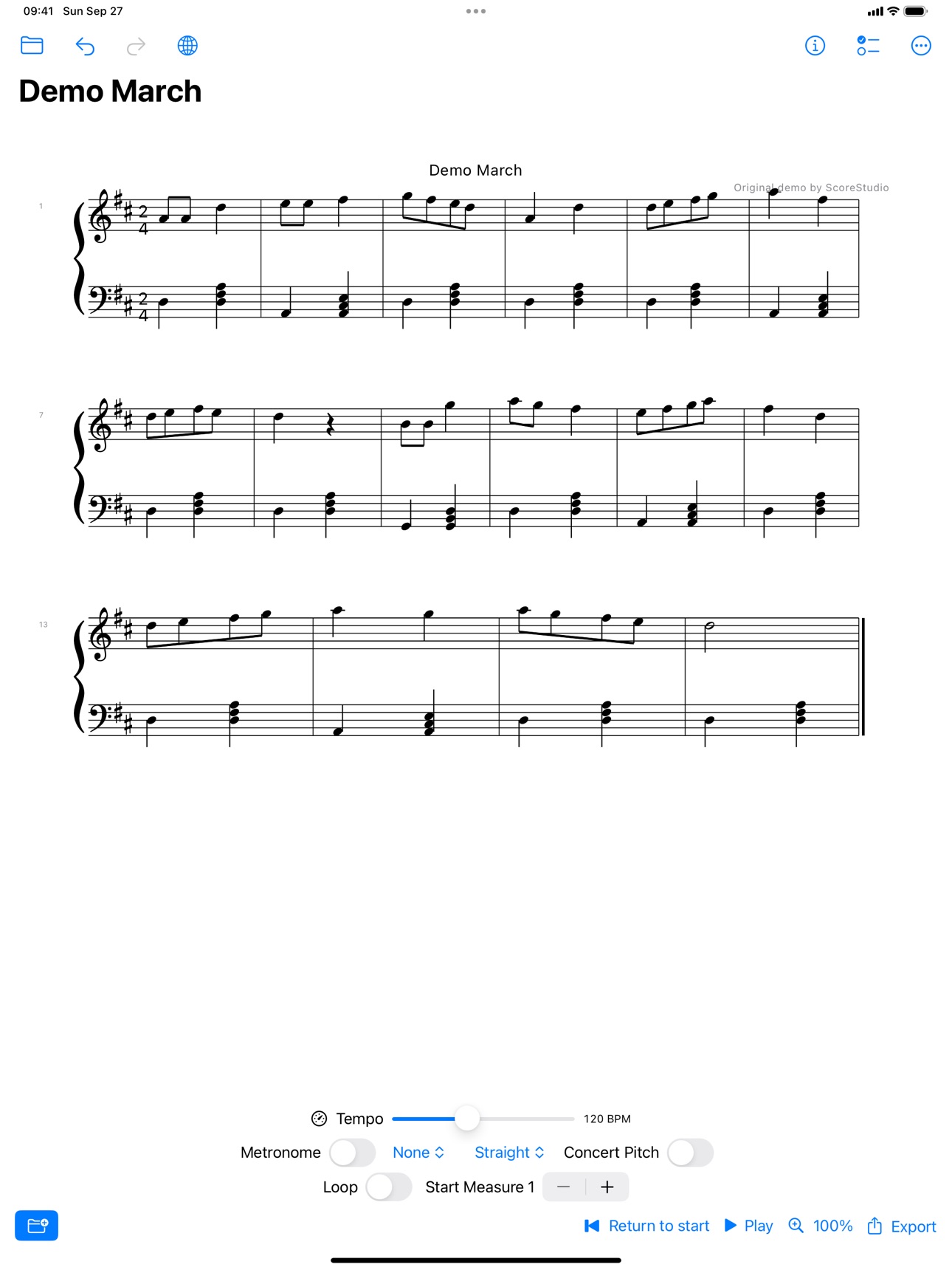 Screenshot 8 of ScoreStudio — Sheet Music
