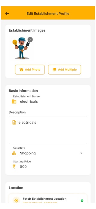 Esymate Vendor Screenshot 4 of 4