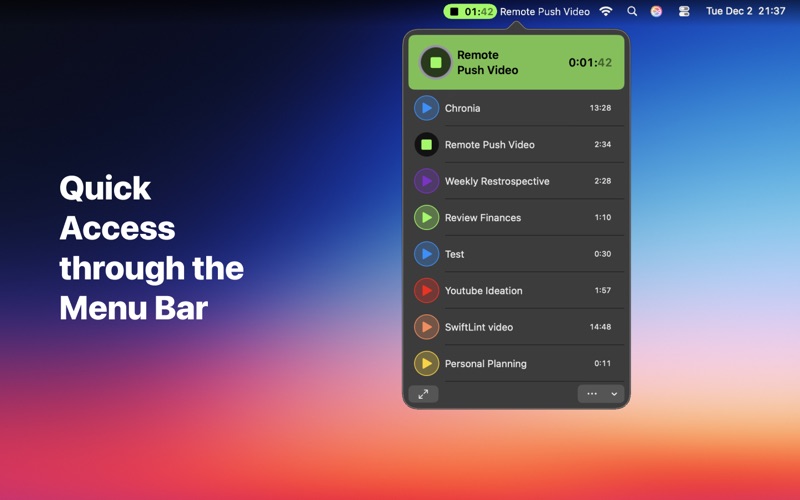Chronia app screenshot 3