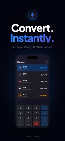 Simple Currency: Converter Screenshot 1 of 5