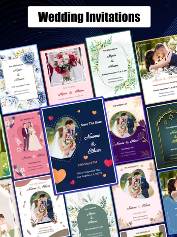 Invitation Maker: Card Design iPad screenshot
