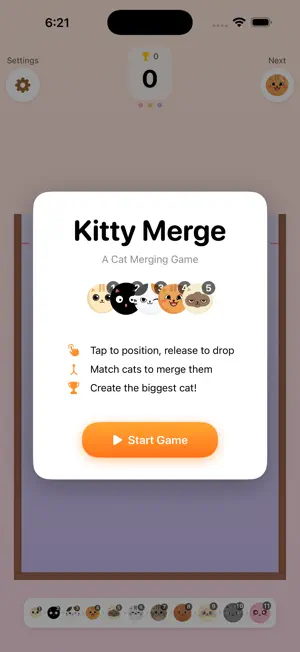 Kitty Merge screenshot 2