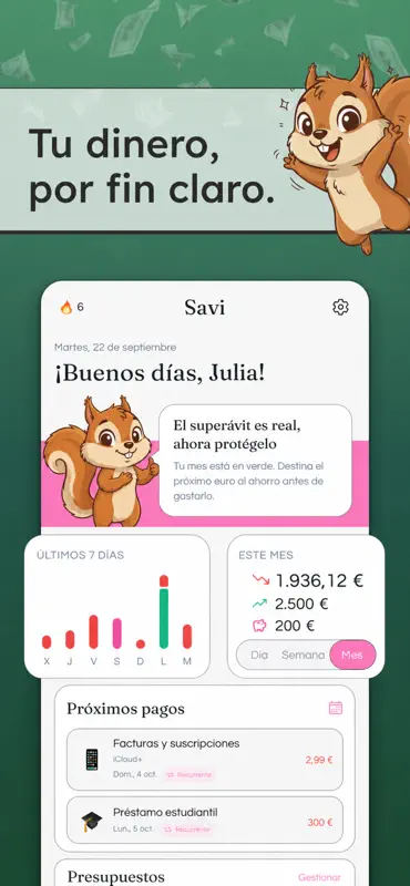 Savi: Presupuesto y Gastos screenshot 1 of 8