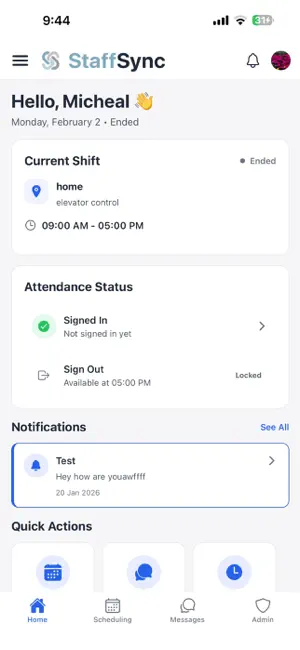 StaffSync Workforce screenshot 1