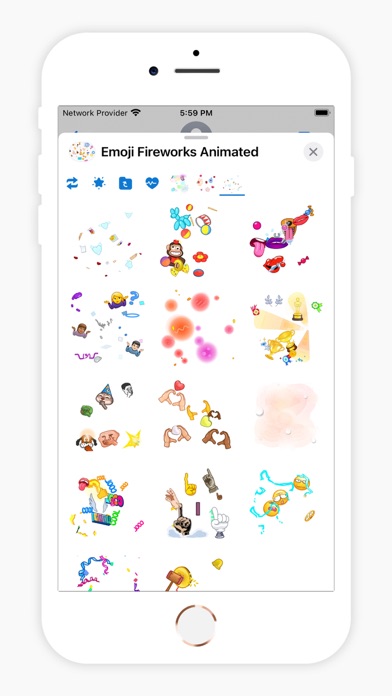 Emoji Fireworks Blast Animated screenshot 1