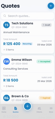 SMAR CRM screenshot