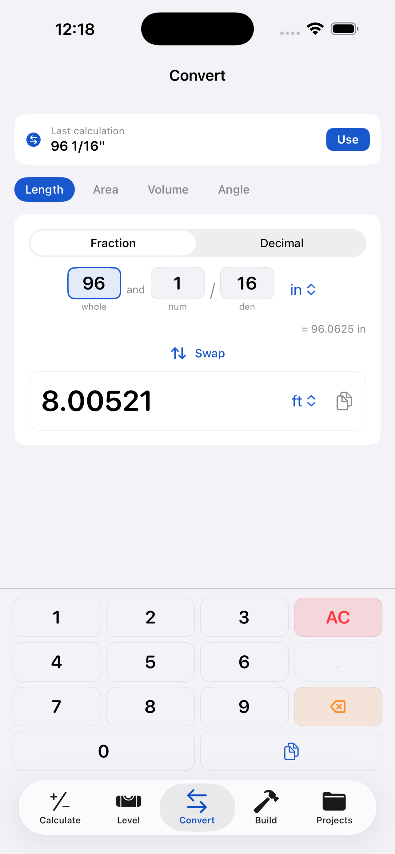 Cutwise: Fraction Calculator screenshot 2