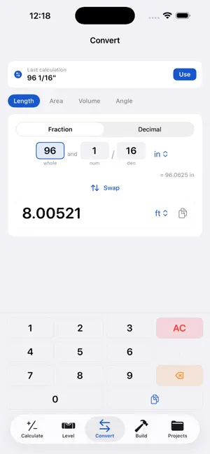 Cutwise: Fraction Calculator screenshot 2