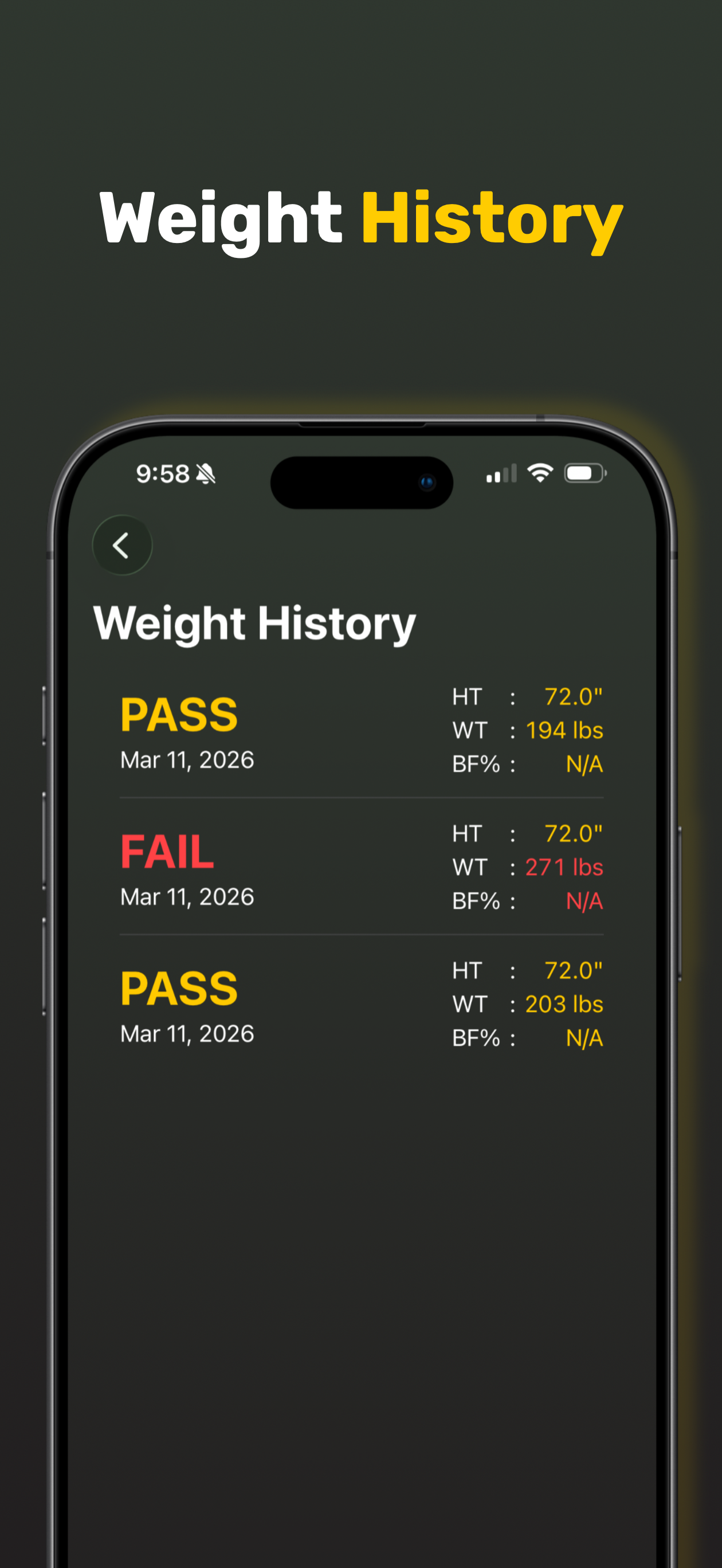 AFT Calculator & Score Tracker screenshot 8
