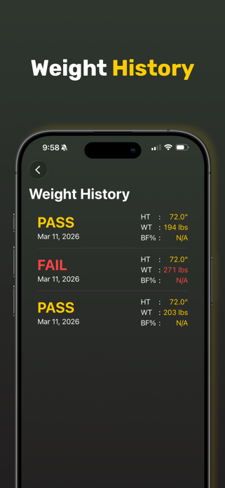 AFT Calculator & Score Tracker Screenshot 8 of 10