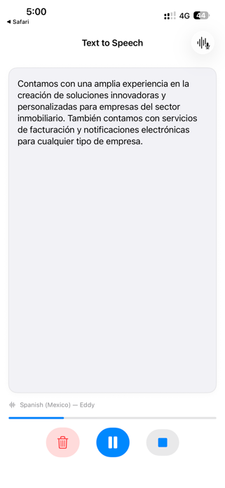 Text to Speech - Faacil Screenshot 3 of 3