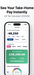 UK Salary & Tax Calculator screenshot