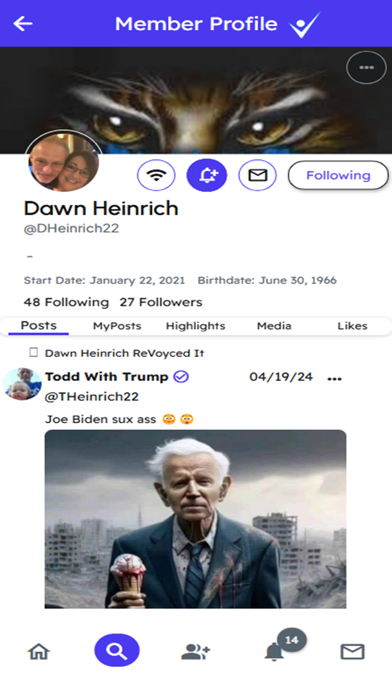 YourVoyce V2 iPhone screenshot 5 - Social Networking app