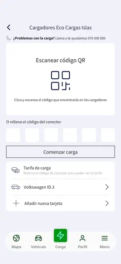 Captura de pantalla de Eco Carga Islas en iPhone 3