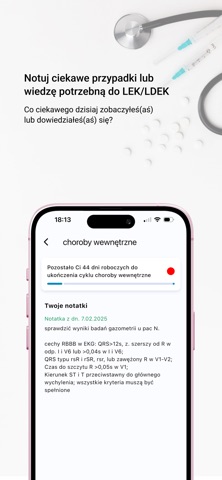 Kalendarz Lekarza Stażysty iPhone screenshot 3