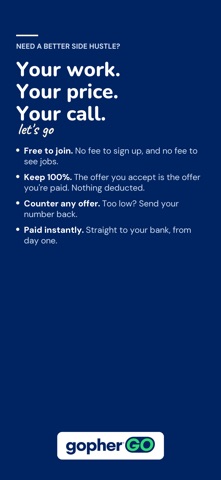 Gopher Go app screenshot