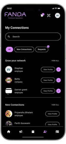 FANDA - Funding & Acquisitions screenshot
