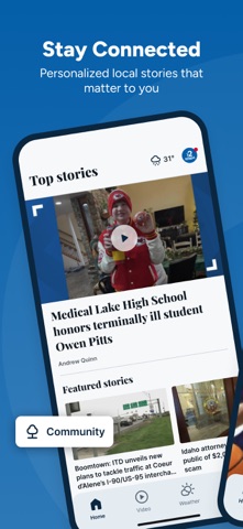 Spokane News from KREM screenshot