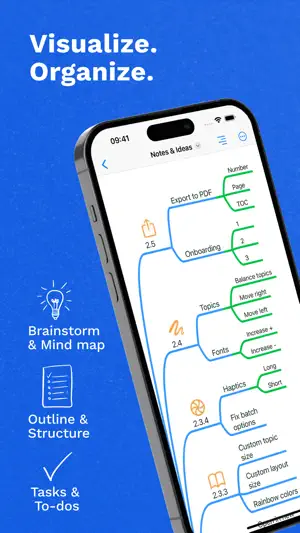 Escape - Mind Map & Outline screenshot 1