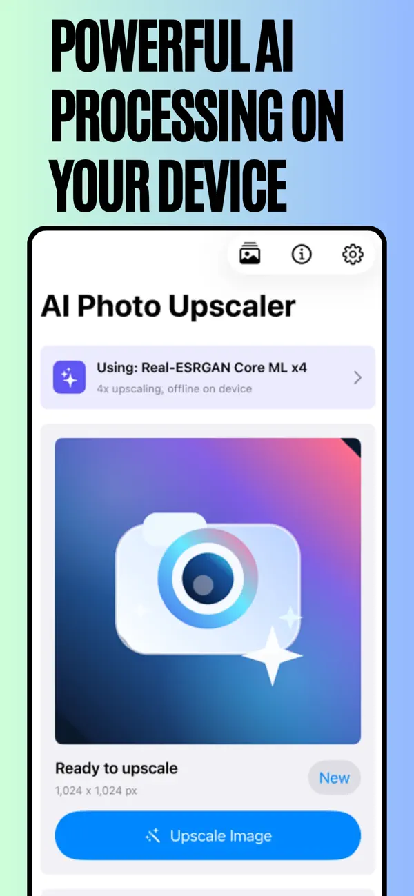 Screenshot #2 pour AI Photo Upscaler