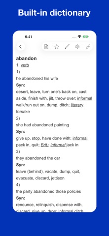 Dictionary of Paraphrases app screenshot 3