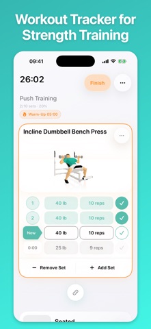 Trainer: Strength Workout Log Screenshot 1 of 10