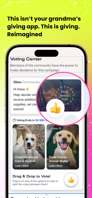 Glow - Giving Communities Screenshot 2 of 6