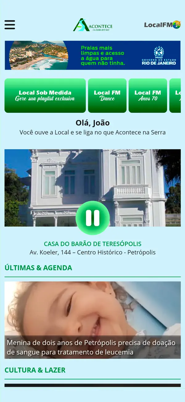 Screenshot #2 pour Rádio Local FM Petrópolis