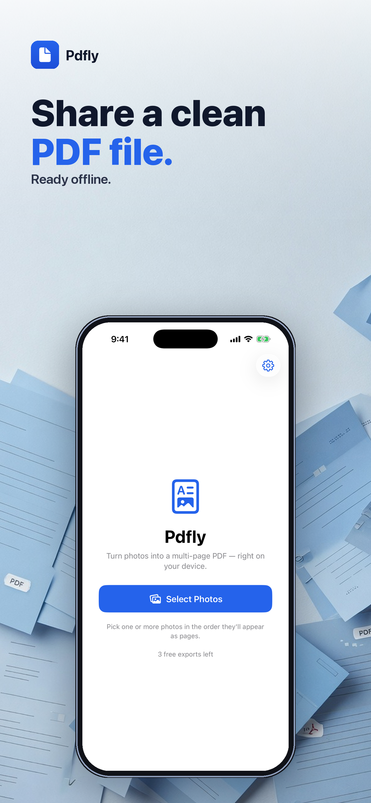 Pdfly: Photos to PDF screenshot 3