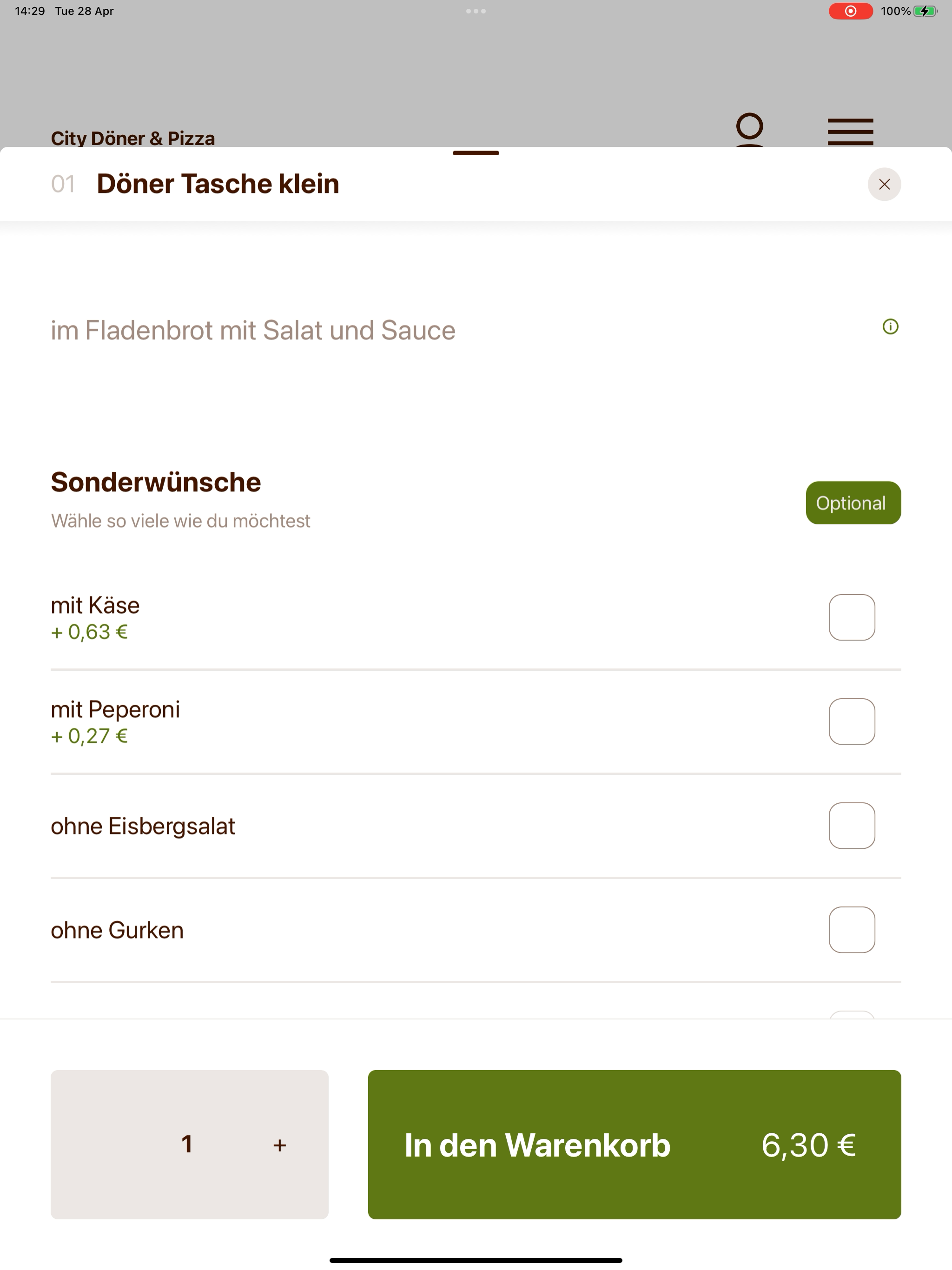 City Döner & Pizza screenshot 8