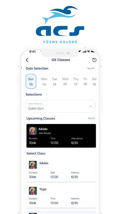 ACS Yuzme kulubu Screenshot
