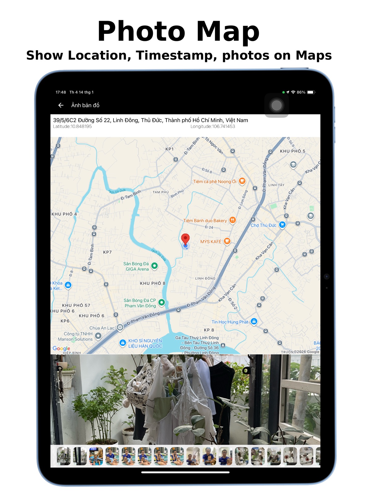 GPS Camera: Timestamp Camera ipad screenshot 4