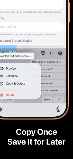 Typeless Keyboard: AI Snippets screenshot 2