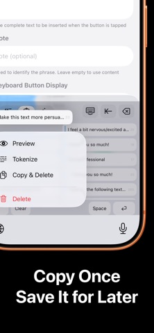 Typeless Keyboard: AI Snippets Screenshot 2 of 6