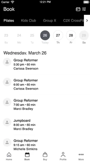 Xcel Fitness screenshot 2