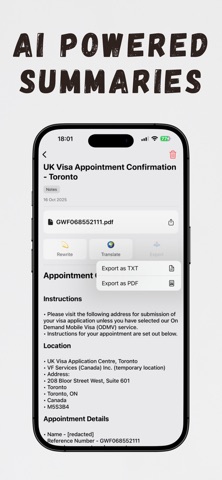 Notebook: AI Voice Notes Screenshot 2 of 4