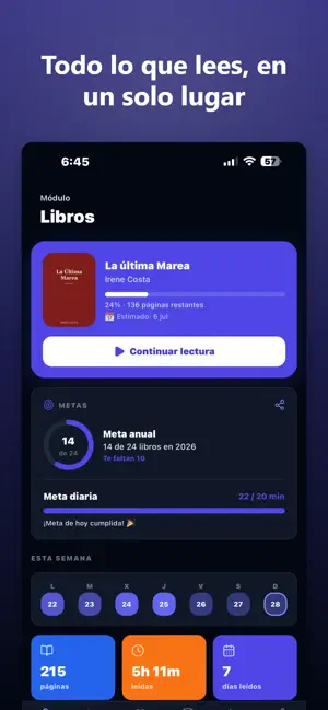 Lomo: Diario de Lectura iPhone screenshot 1