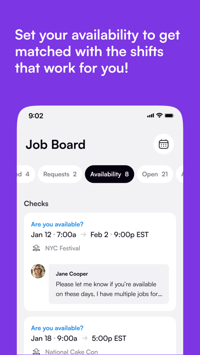 Nowsta: Workers iPhone screenshot 6 - Business app
