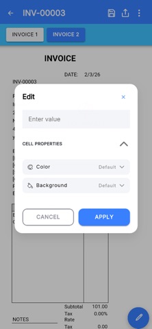 App screenshot