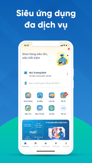 Screenshot #1 pour HeyU: Giao hàng thần tốc