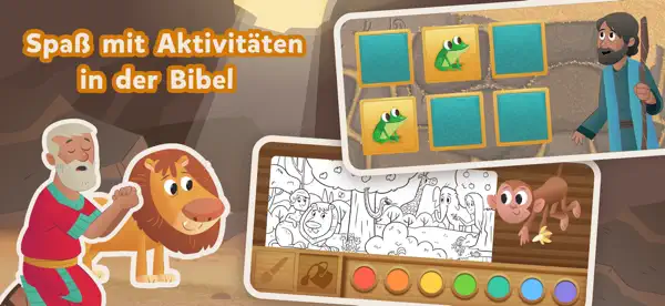 Die Bibel App für Kinder iPhone App Screenshot 3 – Bildung