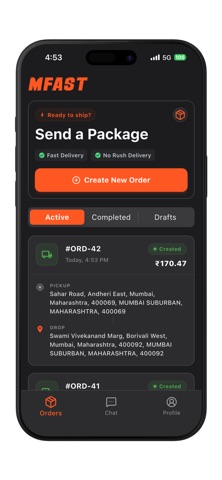 MFast: Parcel Delivery screenshot